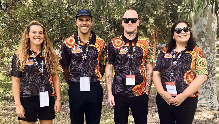 Jane with the Aboriginal Employment Development team